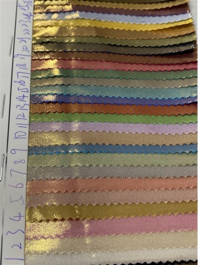 GZ-JP 亮面細閃色丁閃光布   幅寬：148CM  克重：95g  成分：滌100% 細節-1